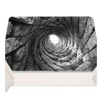 Genérico 3D Rugs Optical Illusion | Abyss Illusion Non-Slips Doormat Absorbent Floor Mats | 20x32 Inch Machine Washable Rugs,for Outdoor Entrance Entryway Front Door Bathroom Bedroom Balconys