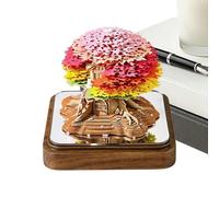 Genérico 3D Sticky Notes Tree And House Design Artistic Statue Decoration