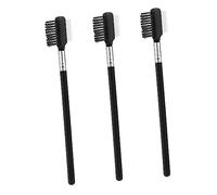 Genérico 3pcs Cepillo Para El Cabello Cejas Cimas De Peluquería De Peluquería De Cabeza Doble