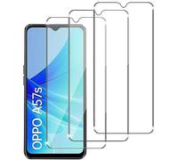 Genérico 3x Protector de Pantalla Cristal Templado compatible para Oppo A57s / A57 4G / A77 5G Vidrio Antigolpes