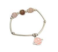 Genérico 4 4 pulseras conjuntos de anillos pulsera pura plata piezas estrella de espiritualidad talismán para varios pulsera natural para hombres joyas, talla única, Zinc alloy, No es una piedra