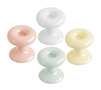 Genérico 4 Botones de Presión para Inodoro Forma de Corazón, Multifunción, Compatibles Varios Modelos, Elevador de Tapa, Accesorios para Baño, Paquete de 4 Piezas Color Color Aleatorio