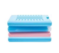 Genérico 4-Pack 200ml No-Water Ice Packs - Chill Anywhere | Reusable Freezer Packs For Lunchboxes Cooler Bags | For Travel Picnics Outdoor, Compact Long-Lasting Flexible Design