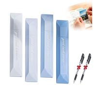 Genérico 4 Pcs Double Sided Tape Pens,2026 New Scrapbooking Double Sided Tape Roller,High Viscosity Glue Tapes Roller Pen,For Scrapbooking, Gift Wrapping,School Office Diy Crafts (Blue, SIZE)