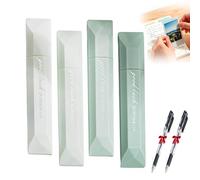 Genérico 4 Pcs Double Sided Tape Pens,2026 New Scrapbooking Double Sided Tape Roller,High Viscosity Glue Tapes Roller Pen,For Scrapbooking, Gift Wrapping,School Office Diy Crafts (Green, SIZE)