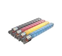 Genérico 4 Piezas/1 Juego Compatible con Ricoh Aficio MPC2800 MPC3300 MPC3001 MPC3501 Cartucho de tóner for fotocopiadora a Color