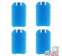 Genérico 4 Piezas Bolsas de Hielo para Congelador, Bloques Hielo para Neveras, Acumulador Frio Neveras Portátil, Ice Pack para Viajar y Acampar, Picnic, Mantiene Fríos Alimentos