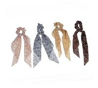 Genérico 4 Piezas Diadema Elástica Gomas Para El Pelo De Seda Lazos De Pelo De Bebé De Caballo De Pelo Lazos Para El Cabello Para Pequeños Diadema De Encaje Para Mujer. Gasa