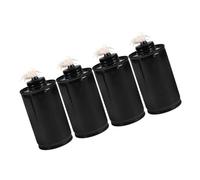 Genérico 4 Piezas Lata de aceite para lámpara de antorcha depósito de combustible botes de combustible para antorchas de jardín bote de combustible para antorcha para jardín planchar