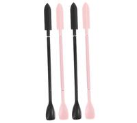 Genérico 4 Piezas Raspador De Tarros Pinceles De Belleza Raspador De Alimentos Aparatos De Cocina Brillo De Labios Espátulas De Maquillaje Mini Kit De Maquillaje Tinte Equipo Gel De Sílice
