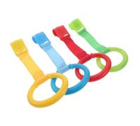 Genérico 4 Piezas tirador de cama infantil juguete último auto puerta corrediza colgante manija del anillo del soporte del pequeño suministro infantil anillos de vivero el plastico
