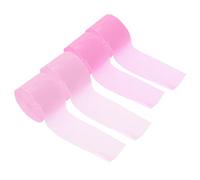 Genérico 4 Rollos de Serpentinas de Papel Crepé Rosa para Cumpleaños y Festivales, Fáciles de Colgar y Quitar, Adorno Multifuncional para Fiestas y Banquetes