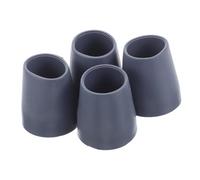 Genérico 4 Uds. Cubiertas De Pies De Goma Para Silla De Ducha Y Bastón, Bastones Antideslizantes, Puntas De Goma Para Caminantes, Cubiertas Para Pies, Pies De Repuesto, Piezas Para Silla