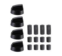 Genérico 4 Uds perilla de repuesto Control plástico rango General horno cocina vitrocerámica