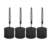 Genérico 4 x Kayak Scupper - Eva Holes Stopper Bung | Holes Stopper Bung with Cord | Stopper Bung for Boat Water Control in Canoe Dinghy Also Use at for Roof Pipes Also for Plugs to