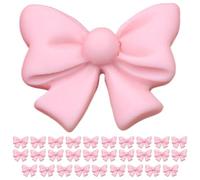 Genérico 40-Piece Cake Bow Decorations, Bowknot Cupcake Toppers For Parties