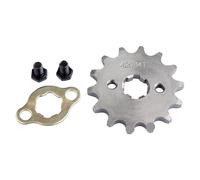 Genérico 420 10/12/13/14/15/16/17/18/19 piñón de Motor Delantero 17mm for Accesorios Repuesto Bicicleta 70cc 110cc 125cc(14T)