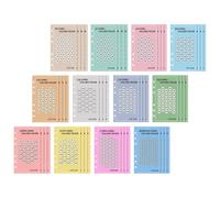 Genérico 48 Sobres para Ahorro en Euros Carpeta de Anillos, Material Resistente y Diseño para Organizar Finanzas y Retos de Ahorro de 52 Semanas