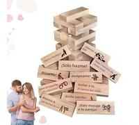 Genérico 48Piezas Juego De Torre para Adultos En EspañOl, Juegos de Parejas para Adulto,Juego De Torre de Bloques Supertravieso, Bloques Apilables para Parejas, Juegos de Parejas para Adultoss