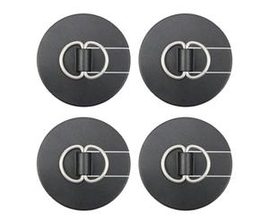 Genérico 4Paddle Board D Rings - PVC Stainless Steel 3.15 Inches 4-Pack, Paddle Board D Rings | For Modifying and Securing Backrest Ropes Kayaking Surfing and Water Sports Gear