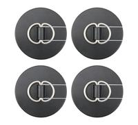 Genérico 4Paddle Board D Rings - PVC Stainless Steel 3,15 pulgadas 4-Pack, Paddle Board D Rings | for Modifying and Securing Backrest Ropes Kayaking Surfing and Water Sports Gear