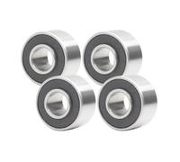 Genérico 4pcs 398v 2rs Rodamientos máximos 8 * 19 * 10 * 11 mm de Acero Cromado Sellado con Grasa 398 v Carrito Bolas Completas Rodamiento for Bicicleta Horst Link Reemplazo