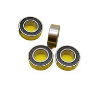 Genérico 4pcs 680 0rs Rodamiento de cerámica 10x19x5mm 6800 ABEC7 Bola de cerámica de Acero Inoxidable Rodamiento de Bicicletas híbridas Reemplazo