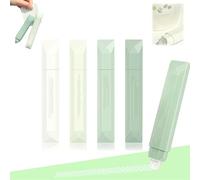 Genérico 4PCS Double Sided Tape Pens,Gradient Colors Double Sided Tape Roller,Smooth Pull Out High Viscosity Glue Tapes Roller Pen for DIY Handwork,Scrapbooking (Green)