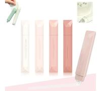 Genérico 4PCS Double Sided Tape Pens,Gradient Colors Double Sided Tape Roller,Smooth Pull Out High Viscosity Glue Tapes Roller Pen for DIY Handwork,Scrapbooking (Pink)
