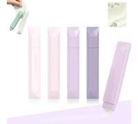 Genérico 4PCS Double Sided Tape Pens,Gradient Colors Double Sided Tape Roller,Smooth Pull Out High Viscosity Glue Tapes Roller Pen for DIY Handwork,Scrapbooking (Purple)