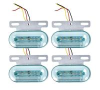 Genérico 4pcs Ultra Bright Waterproof Marker Lights | Trailer Marker Lights 24v Trailers For Trucks, Trucks, Boat, Car, Pickup Bus | LED Trailer Markers Light | 24V Signal Running Light,