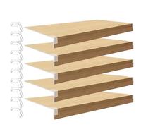 Genérico 5 Cubiertas de Rejilla para estantes de despensa y Armario - Tamaños Personalizados: 9, 12, 16 y 20 Pulgadas de Ancho, 47" de Largo x 12" de Profundidad x 2" de Alto - Soluciones duraderas d