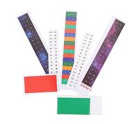 Genérico 5 Juegos De Pegatinas De Teclado De Piano Para Principiantes Que Aprenden Calcomanías De Notas Prácticas