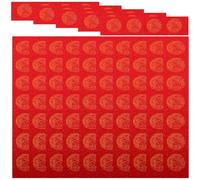 Genérico 5 Juegos Papel Rojo para Caligrafía y Parejas de Temporada de Papel de Arroz Chino Resistente para Escritura y Decoración Festiva