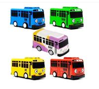 Generico 5 piezas Mini coche de tirar hacia atrás - Juego de juguetes con coches autobús, mini coche para niños, fiestas de cumpleaños