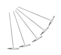 Genérico 5 Piezas mini martillo herramienta dimensionador reemplazo de martillo de piano joyas ajustador ferramentas de afinación reparador de relojes planchar Silver