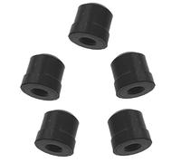 Genérico 5 Protectores de Goma para Trombón, Cubiertas para Extremos y Válvula de Agua, Soporte Base Antideslizante, Accesorios para Reparación y Mantenimiento de Trombones, Color Negro