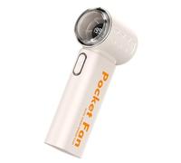 Genérico 5 Speed Rechargeable Portable Hand Fan, Fans Digital Display Mini Handheld Cooling Adjustable Summer Device | Ideal for Picnic School Commuting Beach Dorm Music Festival Outdoor Use