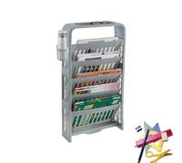 Genérico 5-Tier Bookshelf - Resin Hand Figurine Holding | Kids Bookcase | Moveable Storage Book Rack | Textbook Storage Rack | Classroom Table Side Bookshelf