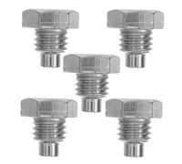 Genérico 5 Tornillos de Retención para Varilla de Presión del Gato Hidráulico Horizontal de Metal Plateado Ingeniería de Precisión y Rendimiento Seguro