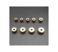 Genérico 5 uds 0,4 M Engranaje de latón piñón mecánico pequeño 0,4 módulo Orificio de Apertura 2MM 1,98 MM 9/10/11/12/13/14/15/16/17/18 Dientes(0.4M16T2A)