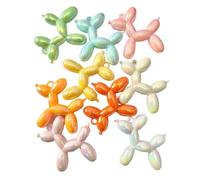Generico 5 unids/lote 46x50mm 3D acrílico globo perro colgantes y colgantes multicolor mezclados collar DIY llavero que hacen, One Size, Resina, Sin gemas.