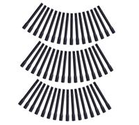 Genérico 50 Pcs Palo De Mezcla De Palos De Mezcla De De Suministros Sanitarios Para Palos De Mezcla De Mezcla De Uñas El Plastico Black Reutilizable