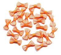 Genérico 50 Uds 3 * 1,5 cm Mini Cinta de Raso Lazo Flor for decoración Artesanal DIY Fiesta Navidad Boda decoración(8)