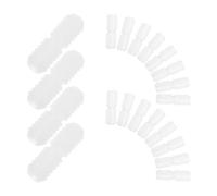 Genérico 500 Piezas Conector de Pasador para Paneles de Muebles Plástico Blanco Reutilizable Soporte Estable para Tablero de Muebles y Panel de Armario y Montaje Profesional
