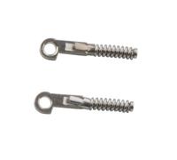 Genérico 500 Uds gafas bisagra de resorte gafas reparación de resorte montura de gafas rotas accesorio de repuesto(262 1.2 500pcs)