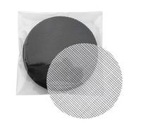 Genérico 50PCS Pot Drainage Mesh Pads | 7.5cm Round Black Plant Pot Hole Covers Polyester | Anti Soil Loss Bottom Mesh Mats For Planters & Bonsai, Gardening Drainage Screen Gift For Garden Lovers