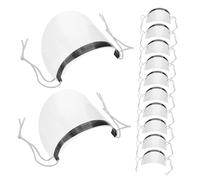 Genérico 50piezas Protector Para Cortes De Pelo Desechable Para Salón y Hogar Transparente Para Ojos y Cejas De Salpicaduras Pack De Unidades