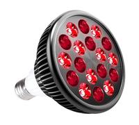 Genérico 54w Luz Roja Terapia Lámpara 660nm y 850nm Led Luz Roja e Infrarroja Bombilla Caliente Mejorar la Circulación Sanguínea Mejorar la Tez de la Piel (sin soporte)