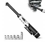 Genérico 55 NM Electric Ratchet Wrench, Long Neck Power Ratchet | Long Neck Design, 0-170RPM Variable Speed, 3/8-Inch Square Head Drive, for Automotive Service, Mechanical Assembly